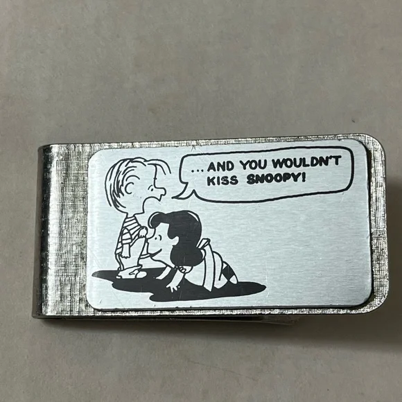Vintage Charlie Brown And You Wouldn’t Kiss Snoopy…
Money Clip - Picture 2 of 3